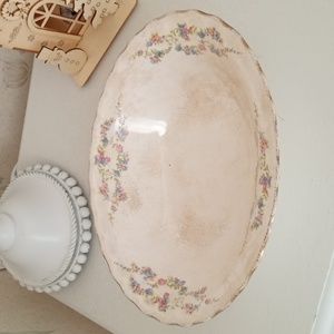 Vintage pope-gosser oval cereal bowl